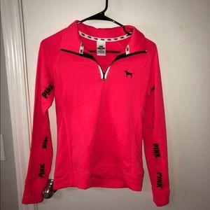 PINK workout quarter zip